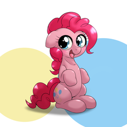 Size: 1000x1000 | Tagged: safe, artist:ushiro no kukan, pinkie pie, g4, belly, female, solo