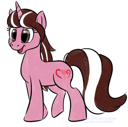 Size: 932x923 | Tagged: safe, artist:colossalstinker, oc, oc only, oc:line heart, pony, unicorn, commission, female, mare, solo, walking