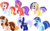 Size: 3205x2000 | Tagged: safe, artist:stinkek, oc, oc only, alicorn, earth pony, pegasus, pony, unicorn, alicorn oc, high res