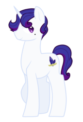 Size: 836x1221 | Tagged: safe, artist:cloureed, oc, oc only, oc:divine, offspring, parent:fancypants, parent:rarity, parents:raripants, simple background, solo, transparent background