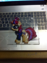 Size: 1000x1338 | Tagged: safe, artist:2ju, moondancer, g4, perler beads