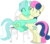 Size: 7000x6100 | Tagged: safe, artist:caliazian, bon bon, lyra heartstrings, sweetie drops, earth pony, pony, unicorn, g4, slice of life (episode), ^^, absurd resolution, adorabon, best friends, bipedal, c:, chair, cute, eyes closed, female, hug, lyrabetes, mare, simple background, sitting, smiling, transparent background, vector