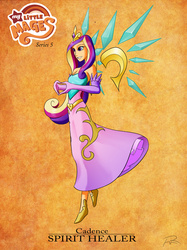 Size: 1867x2490 | Tagged: safe, artist:didj, princess cadance, human, my little mages, g4, clothes, dress, evening gloves, female, floating wings, gloves, grin, heart, humanized, long gloves, skinny, smiling, solo, thin