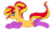 Size: 6400x3600 | Tagged: safe, artist:zuko42, sunset shimmer, pony, unicorn, g4, alternate hairstyle, blushing, clothes, female, high ponytail, lip bite, ponytail, simple background, socks, sockset shimmer, solo, transparent background