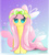 Size: 1176x1321 | Tagged: safe, artist:miian123, fluttershy, g4, bow, cute, female, hair bow, long mane, shyabetes, solo