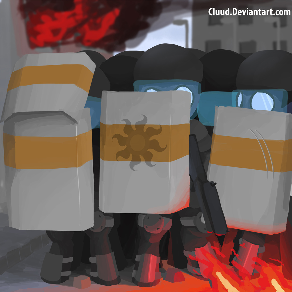 G4 Riot #943067 - semi-grimdark, artist:cluud, princess celestia, g4, armor ...