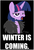 Size: 2000x2904 | Tagged: safe, artist:appletaffy, twilight sparkle, g4, female, game of thrones, high res, meme, solo, twilight starkle, winter is coming