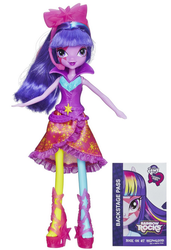 Size: 469x686 | Tagged: safe, twilight sparkle, equestria girls, g4, my little pony equestria girls: rainbow rocks, doll, irl, photo, ponied up, solo, toy, twilight sparkle (alicorn)