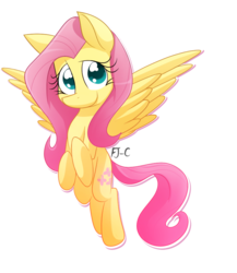 Size: 782x900 | Tagged: safe, artist:fj-c, fluttershy, pony, g4, female, solo