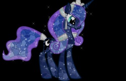 Size: 900x583 | Tagged: safe, artist:lyka12345, princess luna, g4, crystallized, female, solo