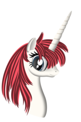 Size: 10000x15000 | Tagged: safe, artist:ivacatherianoid, oc, oc only, oc:fausticorn, absurd resolution, birthday, bust, lauren faust, simple background, solo, transparent background, vector