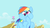 Size: 1280x720 | Tagged: safe, screencap, rainbow dash, pegasus, pony, a bird in the hoof, g4, my little pony: friendship is magic, season 1, cute, dashabetes, derp, female, mare, puffy cheeks, rainbow dash is best facemaker, solo