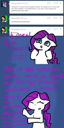 Size: 500x1000 | Tagged: safe, artist:artylovr, rarity, g4, alternate hairstyle, brain-swapped rarity, tumblr