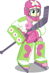 Size: 604x900 | Tagged: safe, artist:punzil504, fluttershy, equestria girls, g4, my little pony equestria girls: friendship games, female, fluttershy the goalie, goalie, hockey, ice hockey, simple background, solo, transparent background, vector