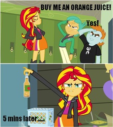Size: 557x628 | Tagged: safe, screencap, snails, snips, sunset shimmer, equestria girls, g4, my little pony equestria girls