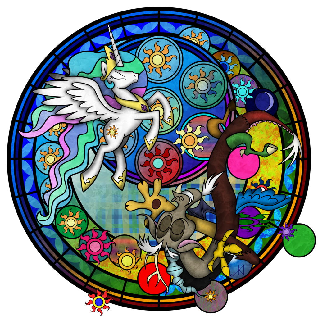 Kingdom discord. MLP Celestia Art витраж. My little Pony витражи. МЛП Луна витраж. МЛП 5 поколение витраж.