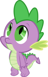 Size: 6000x9535 | Tagged: safe, artist:pixiepea, spike, dragon, g4, party of one, absurd resolution, looking up, male, simple background, solo, transparent background, vector