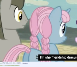 Size: 904x789 | Tagged: safe, edit, edited screencap, screencap, pony, unicorn, g4, the cutie map, 4chan, butt, female, mare, meme, plot, youtube caption