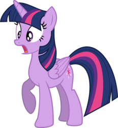 Size: 490x528 | Tagged: safe, artist:istilllikegamecubes, twilight sparkle, alicorn, pony, g4, female, mare, open mouth, raised hoof, simple background, solo, svg, transparent background, twilight sparkle (alicorn), vector