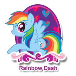 Size: 252x252 | Tagged: safe, rainbow dash, pegasus, pony, g4, official, backwards cutie mark, female, mare, simple background, solo, stock vector, text, transparent background