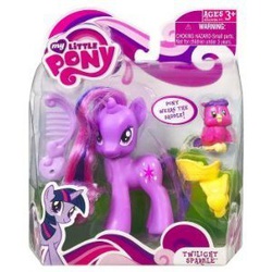 Size: 300x300 | Tagged: safe, twilight sparkle, bird, g4, official, brushable, irl, photo, toy