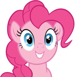 Size: 5798x5882 | Tagged: safe, artist:slb94, pinkie pie, earth pony, pony, do princesses dream of magic sheep, g4, my little pony: friendship is magic, absurd resolution, female, hypnotized, mare, simple background, transparent background, vector, wide eyes