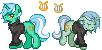 Size: 102x50 | Tagged: safe, artist:renaturnip, lyra heartstrings, fanfic:background pony, g4, animated, clothes, crying, female, hoodie, lyre, musical instrument, pixel art, sad