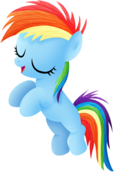 Size: 1000x1500 | Tagged: safe, artist:silberhase, rainbow dash, g4, female, filly, filly rainbow dash, solo, wingless, younger