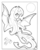 Size: 1615x2000 | Tagged: safe, artist:abronyaccount, fluttershy, bat pony, pony, g4, female, flutterbat, monochrome, race swap, solo, traditional art