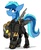 Size: 527x640 | Tagged: source needed, safe, artist:ralek, oc, oc only, oc:umami stale, pegasus, pony, fallout equestria, armor, enclave, fallout, grand pegasus enclave, hellfire armor, male, mg42, power armor, powered exoskeleton, solo, stallion