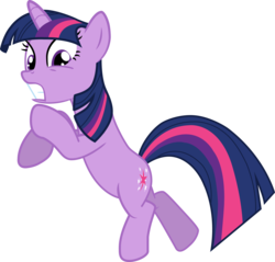 Size: 3453x3301 | Tagged: safe, artist:kwark85, artist:petuxed, twilight sparkle, pony, unicorn, g4, princess twilight sparkle (episode), female, high res, scared, simple background, solo, transparent background, unicorn twilight, vector