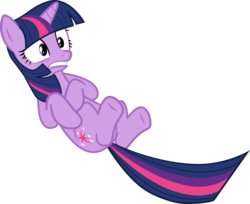 Size: 3121x2546 | Tagged: safe, artist:kwark85, artist:petuxed, twilight sparkle, g4, princess twilight sparkle (episode), female, high res, lying down, on back, scared, simple background, solo, transparent background, vector