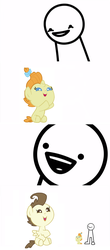 Size: 1272x2892 | Tagged: safe, pound cake, pumpkin cake, pony, baby cakes, g4, asdfmovie, asdfmovie8, baby, baby pony, comic, giant pony, simple background, white background