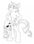 Size: 783x1021 | Tagged: safe, artist:ardashir, artist:foxbeast, rarity, oc, oc:ardashir, wolf, g4, bodysuit, clothes, cosplay, costume, crossdressing, disguise, dressing, furry, male, mask, masking, monochrome, ponysuit, rarity suit, solo, suit