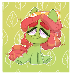 Size: 802x834 | Tagged: safe, artist:kapusha-blr, tree hugger, g4, make new friends but keep discord, female, filly, solo