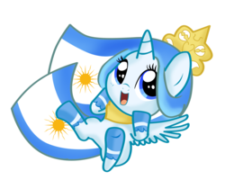 Size: 5305x4248 | Tagged: safe, artist:pridark, oc, oc only, oc:princess argenta, alicorn, pony, absurd resolution, argentina, augmented tail, female, filly, nation ponies, ponified, simple background, transparent background