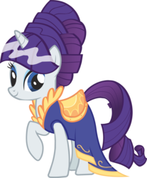 Size: 2369x2862 | Tagged: safe, rarity, pony, unicorn, g4, official, sweet and elite, castle creator, clothes, dress, female, high res, horn, mare, simple background, solo, transparent background, vector