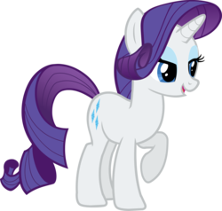 Size: 2853x2719 | Tagged: safe, rarity, pony, unicorn, g4, official, castle creator, female, high res, mare, raised hoof, simple background, solo, transparent background, vector