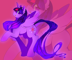 Size: 900x745 | Tagged: safe, artist:pachiiri, twilight sparkle, alicorn, pony, g4, female, mare, solo, twilight sparkle (alicorn), zoom layer