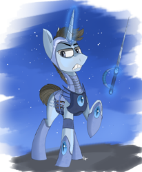 Size: 1280x1556 | Tagged: safe, artist:thevixvix, oc, oc only, oc:wild, armor, solo, sword