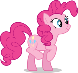 Size: 3218x3000 | Tagged: safe, artist:ambassad0r, pinkie pie, g4, .svg available, female, high res, nose wrinkle, scrunchy face, simple background, solo, transparent background, vector
