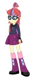 Size: 3300x8172 | Tagged: safe, artist:mixiepie, moondancer, equestria girls, g4, absurd resolution, clothes, commission, cute, equestria girls-ified, female, glasses, simple background, skirt, solo, transparent background, vector