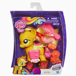 Size: 1600x1600 | Tagged: safe, applejack, g4, official, brushable, fashion style, irl, photo, rainbow power, solo, toy