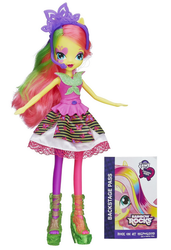 Size: 430x628 | Tagged: safe, fluttershy, equestria girls, g4, my little pony equestria girls: rainbow rocks, clothes, doll, irl, pantyhose, photo, ponied up, solo, toy