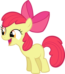 Size: 2475x2844 | Tagged: safe, apple bloom, earth pony, pony, g4, official, castle creator, female, filly, foal, high res, simple background, solo, transparent background, vector
