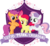 Size: 1077x996 | Tagged: safe, apple bloom, scootaloo, sweetie belle, earth pony, pegasus, pony, unicorn, g4, official, bipedal, cutie mark crusaders, female, open mouth, simple background, transparent background, trio, trio female, vector