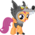 Size: 2880x2863 | Tagged: safe, scootaloo, pegasus, pony, g4, luna eclipsed, my little pony: friendship is magic, official, animal costume, castle creator, clothes, costume, female, high res, scootawolf, simple background, solo, transparent background, vector, wolf costume