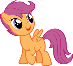 Size: 2836x2577 | Tagged: safe, scootaloo, pegasus, pony, g4, official, castle creator, female, high res, simple background, solo, transparent background, vector