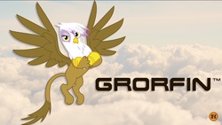 Size: 1136x640 | Tagged: safe, screencap, gilda, griffon, g4, copyright, demo disk, funhaus, gameplay, grorfin, legendary, lp, meme, photoshop, pun, rooster teeth, trademark, video, video game