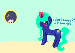 Size: 500x358 | Tagged: artist needed, safe, rarity, oc, oc:melody shores, fish, g4, brain-swapped rarity, tumblr, underwater